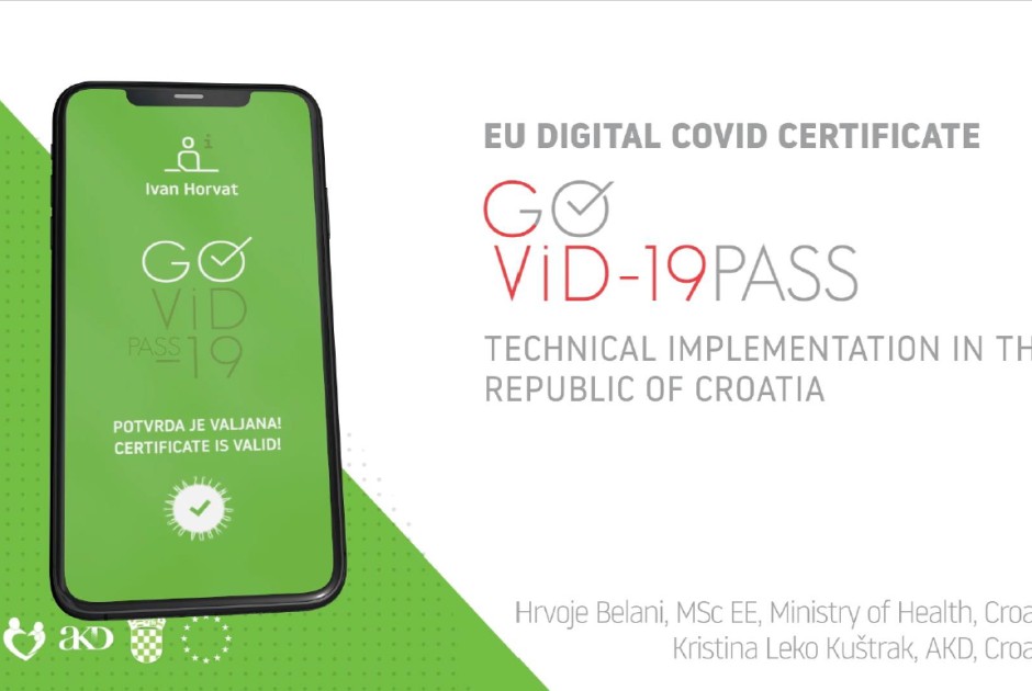 Svjetskoj zdravstvenoj organizaciji predstavljeno hrvatsko nacionalno rješenje eu digitalne covid potvrde