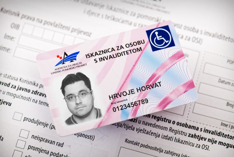Izdavanje Iskaznice za osobe s invaliditetom elektronskim putem