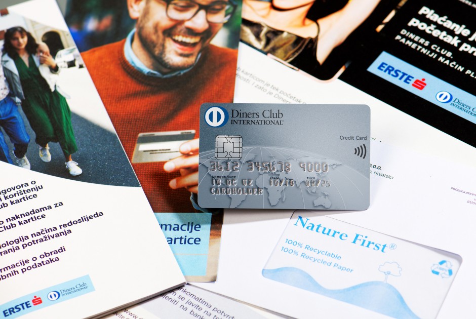 Erste Card Club i AKD brinu o šumama: Svi ECC prateći materijali uz Diners karticu u skladu s FSC® standardom