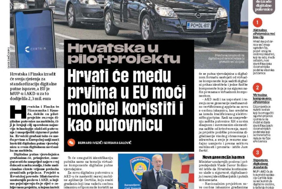 Hrvati prvi s mobitelom preko granice: EU je odabrala Hrvatsku za ključni pilot-projekt