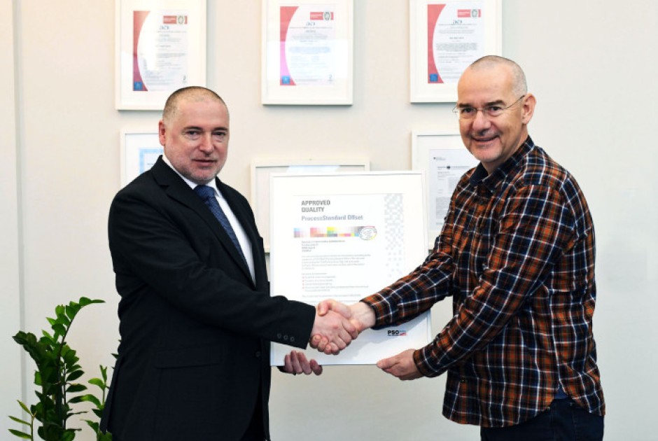 Uspješno završena certifikacija po normi ISO 12647 odnosno Process Standard Offset (PSO)